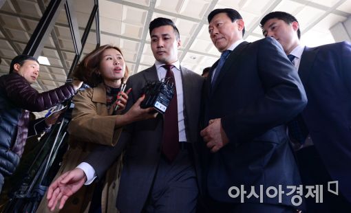 [포토]참고인 신분으로 출석