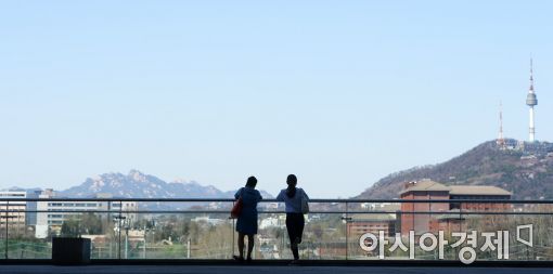 [포토]모처럼 청명한 하늘