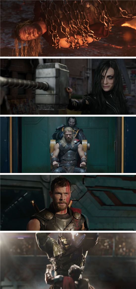 토르3 예고편 공개, 망치 부서진 토르의 운명은?