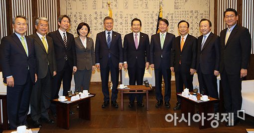 [포토]19대 대선후보들 국회 개헌특위 참석