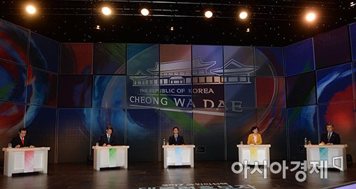 [포토]19대 대선후보 첫 합동토론회
