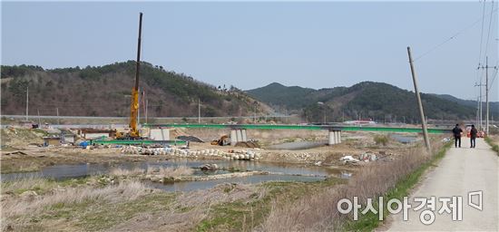 곡성군, 재해위험교량 8월 완공목표로 추진 박차