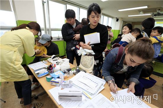 [포토]광주시 북구 보건소, 영양플러스 영양평가 실시