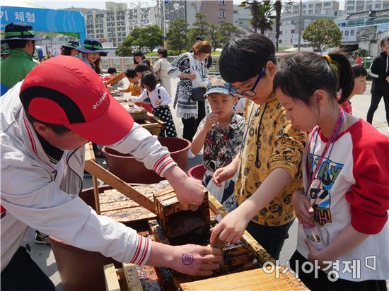 완도해조류박람회, 각종 체험 공간 관람객 인기 짱!