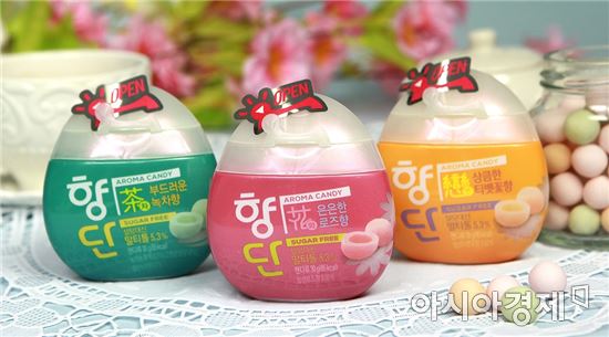 "국내 최초 중공기술로 향을 담다"…크라운, 여성용 은단 '향단' 출시