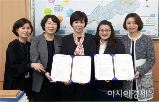 호남대 치위생학과, 남구보건소와 구강보건실습 MOU