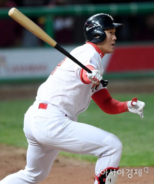 [포토]장진기, '역전 발판 우전 안타'