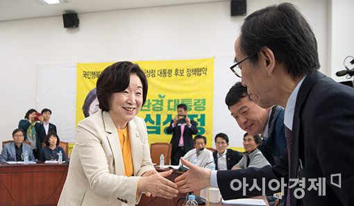 [포토]심상정, 친환경 대통령 선언