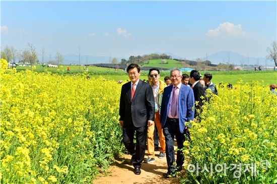 제14회 고창 청보리밭축제, 초록빛 보리길 걸으며 봄 정취 만끽