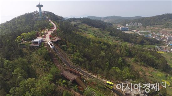 완도타워 모노레일 개통,해조류박람회 체험상품 인기