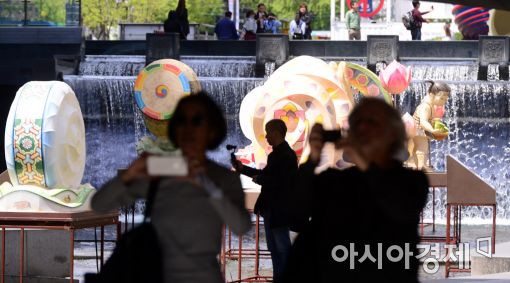 [포토]청계천에서 즐기는 불교 문화