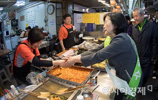 [포토]지지호소하는 김미경 교수