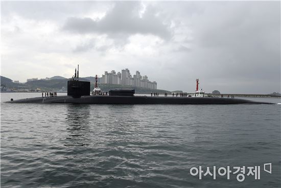 한국군 대표단, 미 핵잠기지 첫 방문
