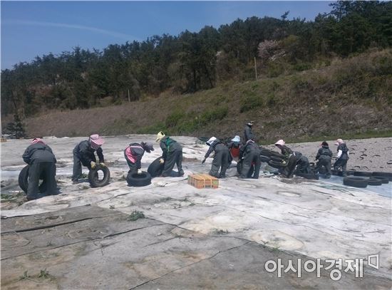 영광군환경관리센터 ‘우수기 대비 차수설비 설치’