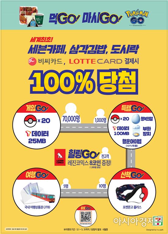세븐일레븐, 5월엔 '먹GO! 마시GO! 즐기GO!' 프로모션 진행 