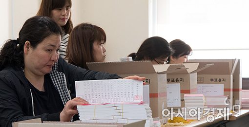 [포토]투표용지 검수