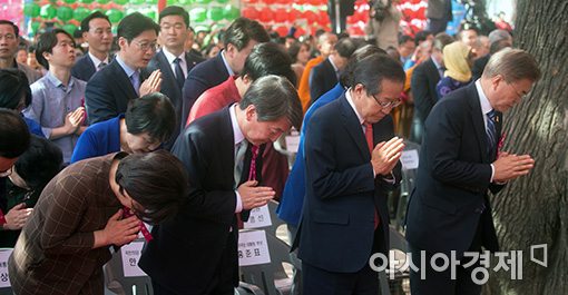 [포토]대선후보들, '불심을 잡아라'