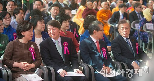 [포토]부처님 오신날 행사 참석한 후보들