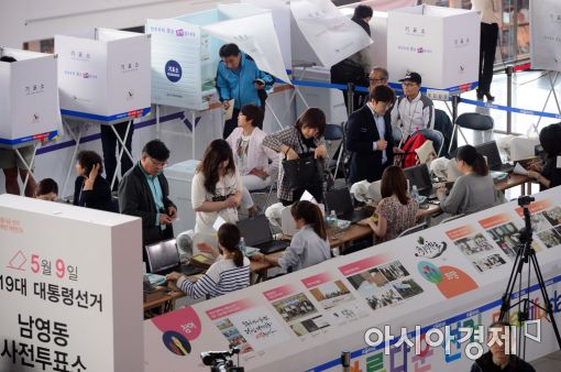 [포토]당당한 권리 행사, 투표!