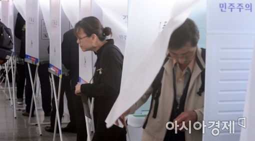 [포토]분주한 사전투표소 