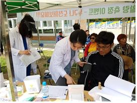 완도 보길초, “차도 마시고 건강검진도 하는 일석이조 건강까페” 성황