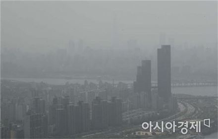 서울시, 오전 11시 기준 미세먼지 주의보 발령…올해 여섯 번째