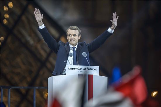 지난 달 만 39세의 나이로 선출된 에마뉘엘 마크롱 프랑스 대통령 (사진=EPA연합뉴스)