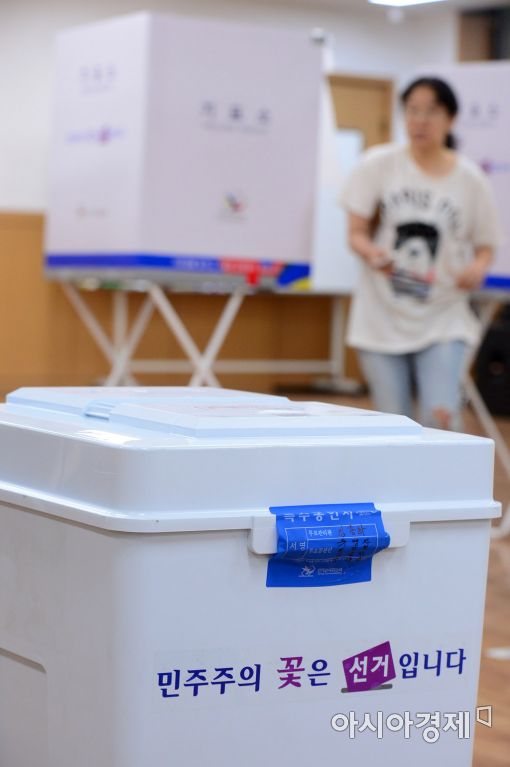 [포토]민주주의 꽃은 '선거'