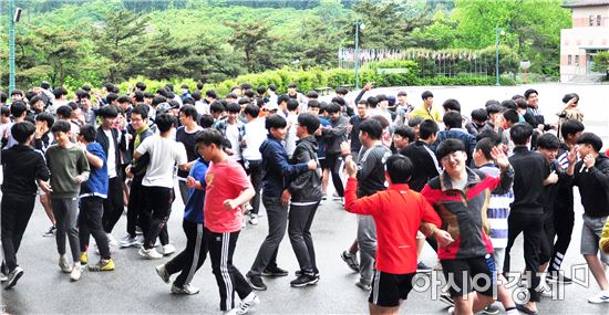 나주공고생 145명, 전남자연환경연수원서 환경교육 수련회 개최