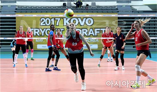 [포토]여자배구 2017 외국인 선수 트라이아웃