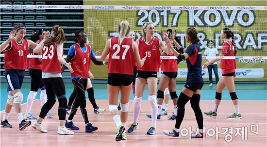 [포토]2017 여자프로배구 트라이아웃