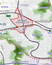 신림지구중심 지구단위계획 사업지 / 서울시