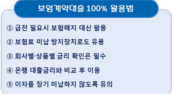 [강금융씨의 고민타파]약관대출 알고 받으면 좋다고?
