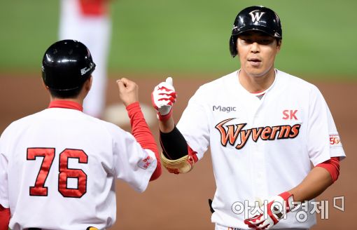 [포토]한동민, '동점 1타점 적시타'