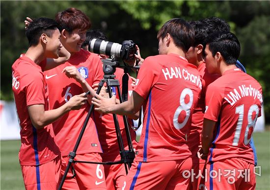 [포토]U-20 대표팀, '즐거운 포토데이'