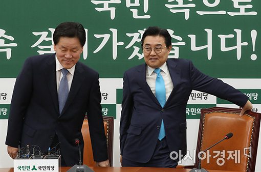 [포토]전병헌 신임 수석, 주승용 대표대행 예방