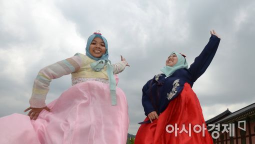 [포토]구름 껴도 맑음!
