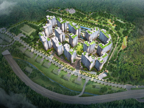 상쾌함이 솔솔~ 자연 속 힐링 아파트 '판교 더샵 퍼스트파크' 주목