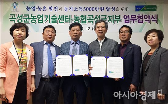 곡성군농업기술센터-농협곡성군지부, 상호협력·교류 업무협약(MOU) 체결