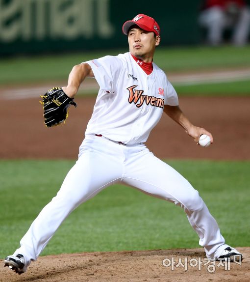 [포토]신재웅, '뒤는 내게 맡겨'