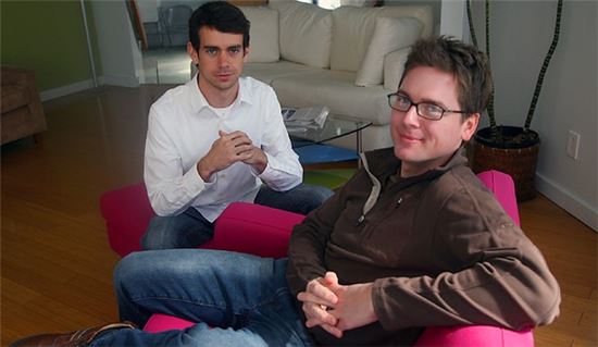 비즈 스톤(오른쪽) 트위터 공동 창업자. (사진=비즈 스톤 블로그 캡처)