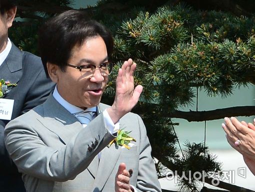 [포토]밝은 표정의 이재현 CJ회장 