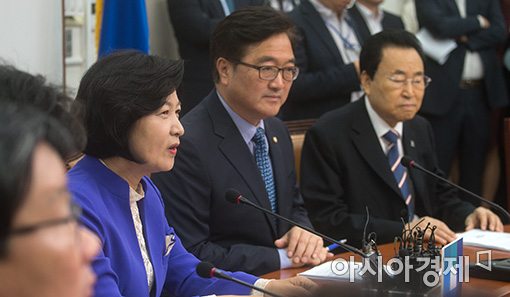 [포토]발언하는 추미애 대표