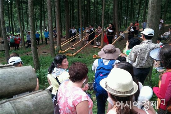 장흥군, 오는 20일 올해 첫 편백숲 힐링음악회 개최