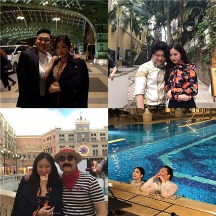 손나은, 싸이와 투샷 속 빛나는 미모