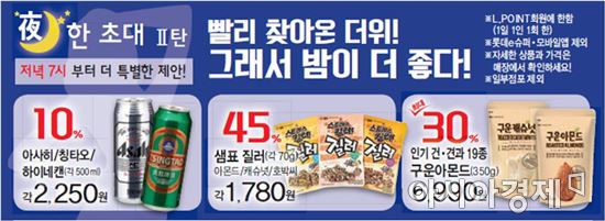 때 이른 더위에 밤에 장본다…6시 넘으면 매출 증가세 '뚜렷'