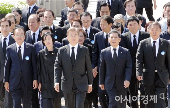 [포토]5·18 민주화운동 기념식 참석한 문재인 대통령