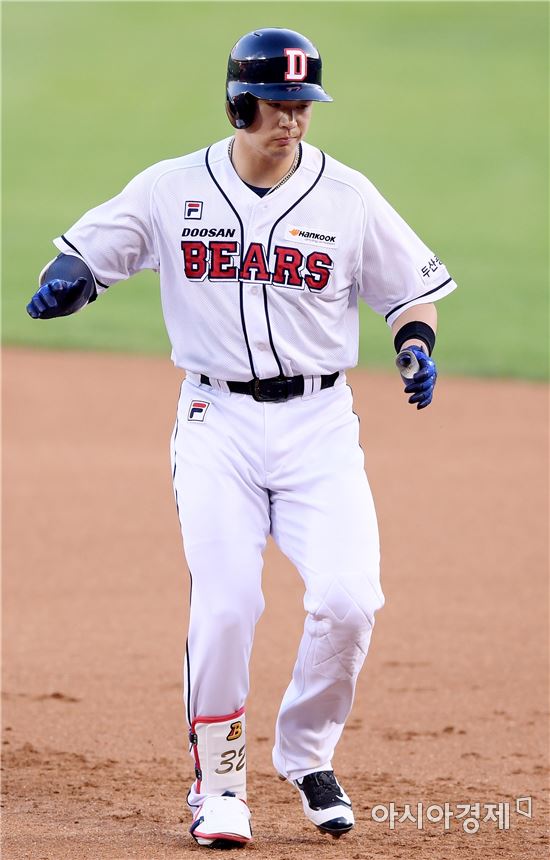 [포토]김재환, '동점 적시타'