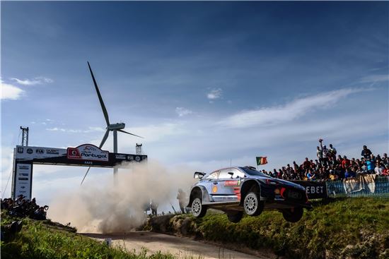 현대차 월드랠리팀, WRC 포르투갈 랠리서 더블 포디움 달성