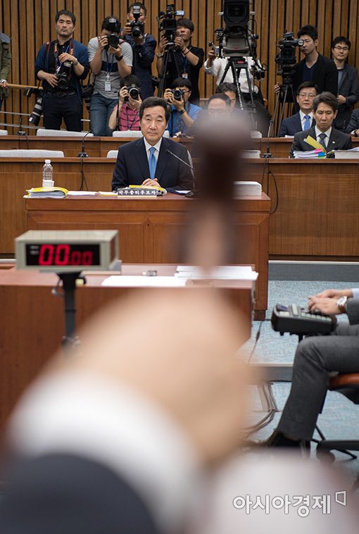 [포토]인사청문회에 출석한 이낙연 후보자